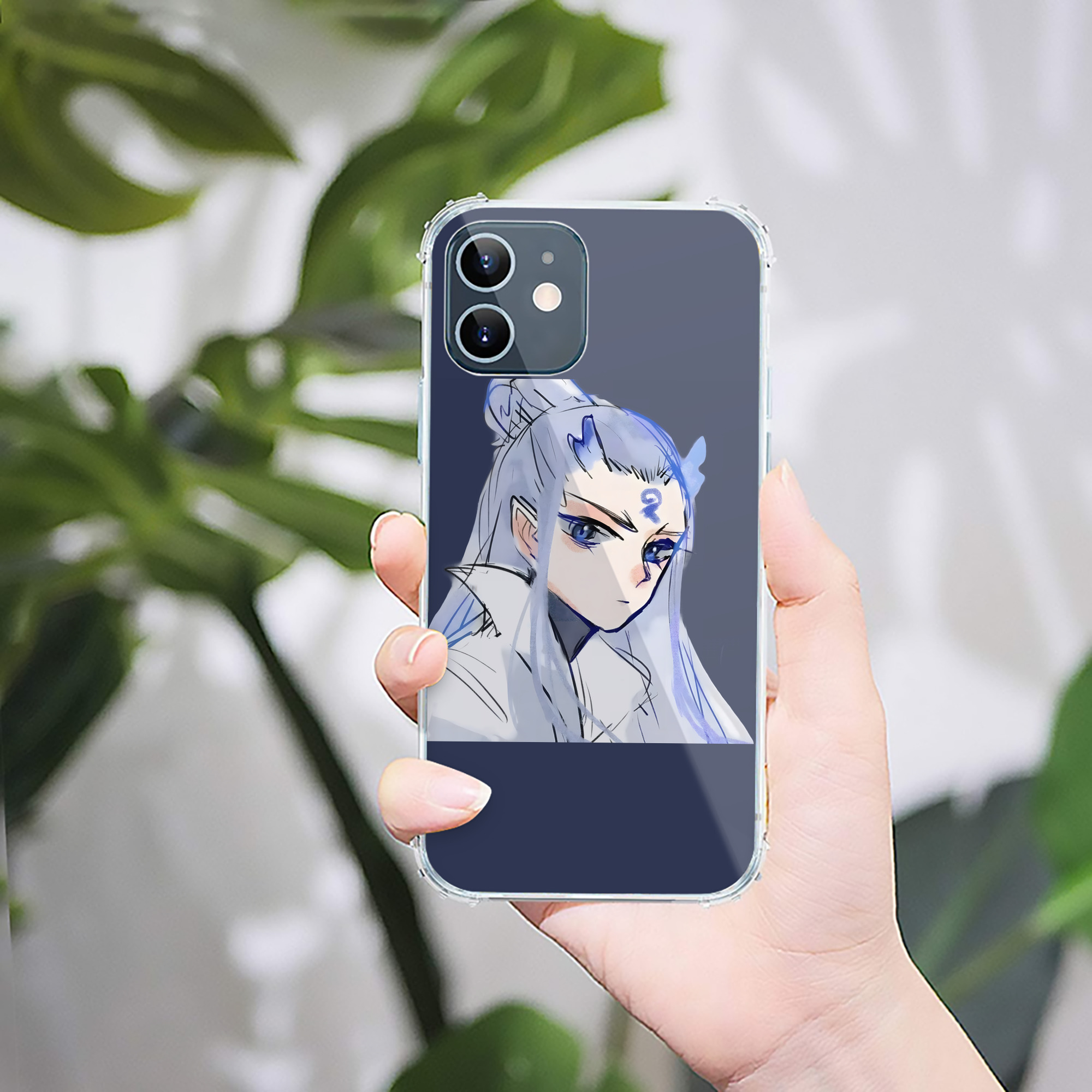（画像用） Ne Zha 2 ナタ 魔童の大暴れ 【iPhone 12シリーズ対応】透明スマホケース（クリアソフトケース）